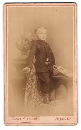 Fotografie Franz Ehrlich, Dresden, Königsbrückerstr. 50, Kleiner Junge in modischer Kleidung