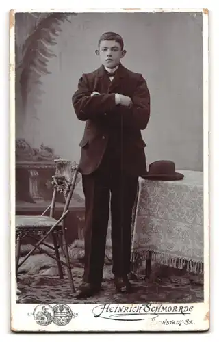Fotografie Heinrich Schmorrde, Bernstadt, Ansicht Bernstadt / Sachsen, Blick auf das Atelier