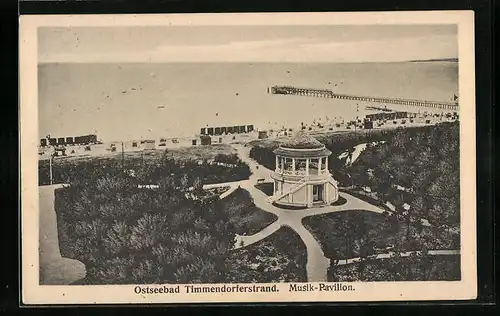 AK Timmendorferstrand, Musik-Pavillon und Strand