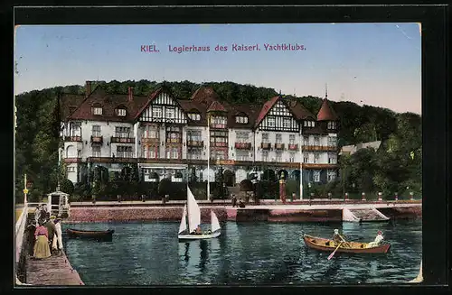 AK Kiel, Logierhaus des Kaiserl. Yachtklubs