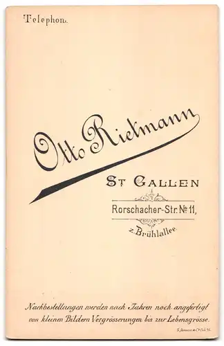 Fotografie Otto Rietmann, St. Gallen, Rorschacherstr. 11, Junges Paar in hübscher Kleidung