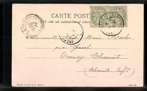 AK Amor reitet auf Schwein