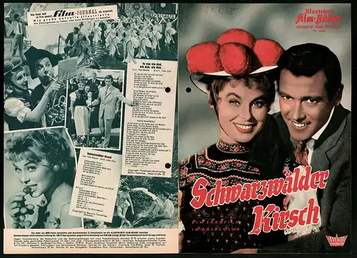 Filmprogramm IFB Nr. 4365, Schwarzwälder Kirsch, Marianne Hold, Dietmar Schönherr, Regie: Geza von Bolvary