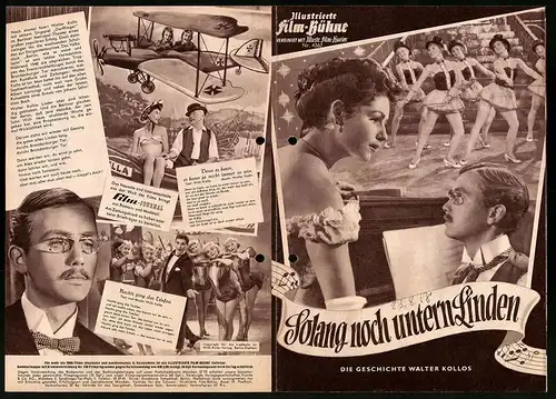 Filmprogramm IFB Nr. 4367, Solang noch untern Linden, Rene Kollo, Marguerite Kollo, Regie: Willi Kollo
