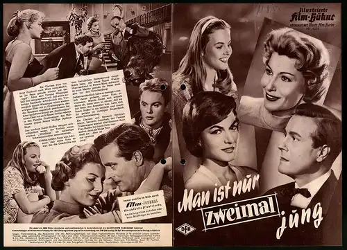 Filmprogramm IFB Nr. 4338, Man ist nur zweimal jung, Wolf Albach-Retty, Winnie Markus, Heide Brühl, Regie: Helmut Weiss