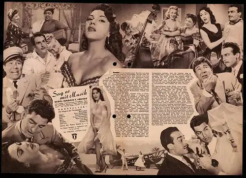 Filmprogramm IFB Nr. 3461, Sag es mit Musik, Bibi Johns, Pero Alexander, Regie: Ignacio F. Iquino