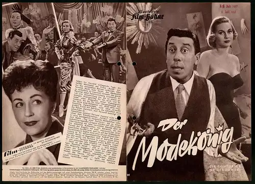 Filmprogramm IFB Nr. 3633, Der Modekönig, Fernandel, Suzy Delair, Francoise Fabian, Regie: Jean Boyer