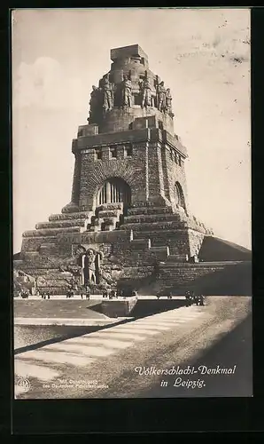AK Leipzig, Völkerschlachtdenkmal, Südseite