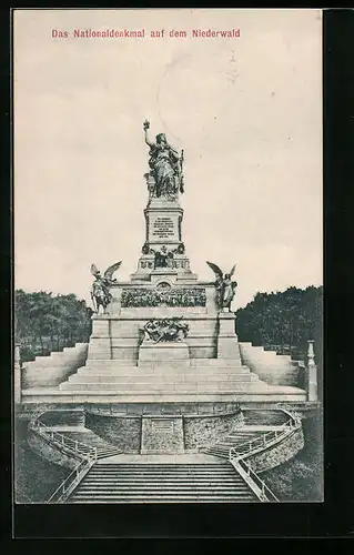 AK Nationaldenkmal auf dem Niederwald