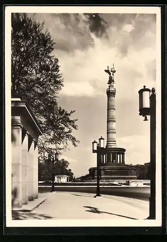 AK Berlin, Siegessäule im Sonnenschein