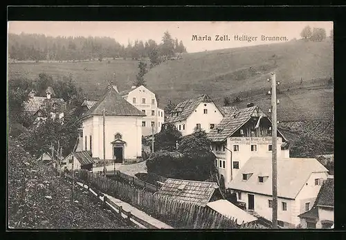 AK Maria-Zell, Gasthaus zum heiligen Brunnen