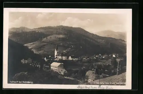 AK Kainach bei Voitsberg, Teilansicht mit Kirche