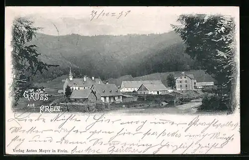 AK Frein, Ansicht Dorf in der Steinmark