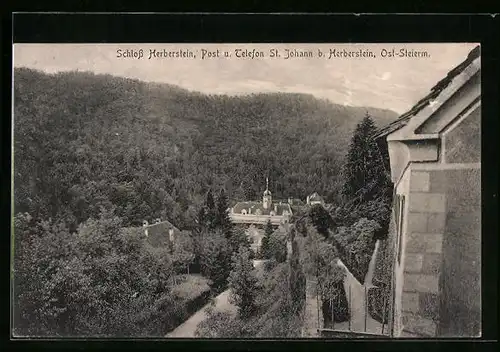 AK St. Johann, Ansicht Schloss Herberstein