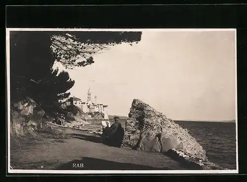 AK Rab, Künstler am Strand