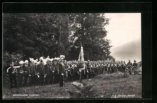 AK Radtstadt, Bürgergarde in Uniform