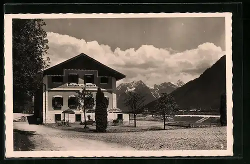 AK Zell /See, Gasthaus Badhaus am nördl. Ufer