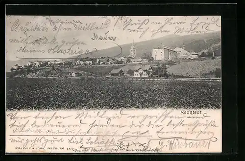 AK Radstadt, Panorama