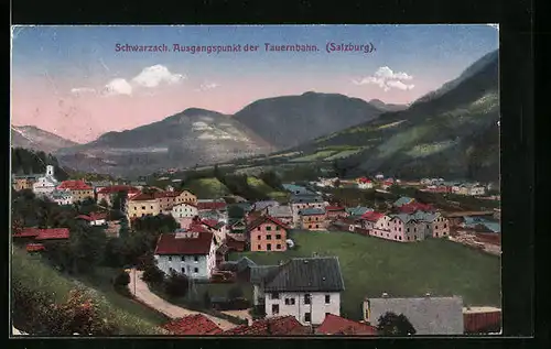 AK Schwarzach, Totalansicht