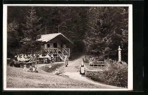 AK Zell am See, Almhütte im Köhlnergraben