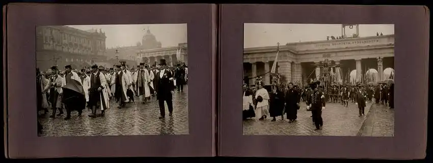 Fotoalbum mit 23 Fotografien, Ansicht Wien, Eucharistische Festwoche 1912, Kaiser Franz Joseph I., Josef Neumayer u.a. 10