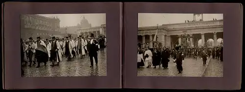 Fotoalbum mit 23 Fotografien, Ansicht Wien, Eucharistische Festwoche 1912, Kaiser Franz Joseph I., Josef Neumayer u.a.