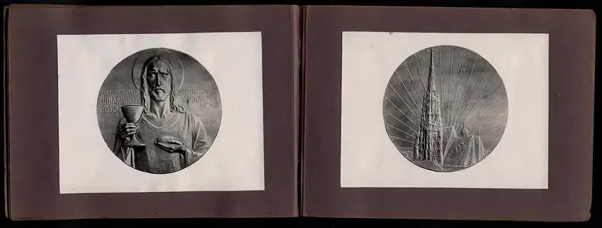 Fotoalbum mit 23 Fotografien, Ansicht Wien, Eucharistische Festwoche 1912, Kaiser Franz Joseph I., Josef Neumayer u.a. 11