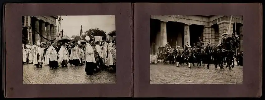 Fotoalbum mit 23 Fotografien, Ansicht Wien, Eucharistische Festwoche 1912, Kaiser Franz Joseph I., Josef Neumayer u.a. 3