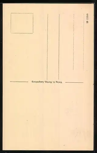 AK Langenburg, Strassenpartie von Tor aus