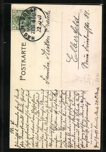 AK Soest, Strassenpartie mit Jacobitor