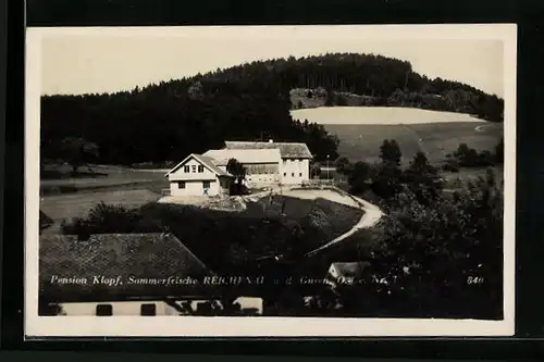 AK Reichenau a. d. Gusen, Blick zur Pension Klopf