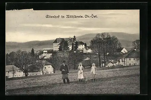 AK Altenhof /Mühlkreis, Teilansicht aus der Ferne