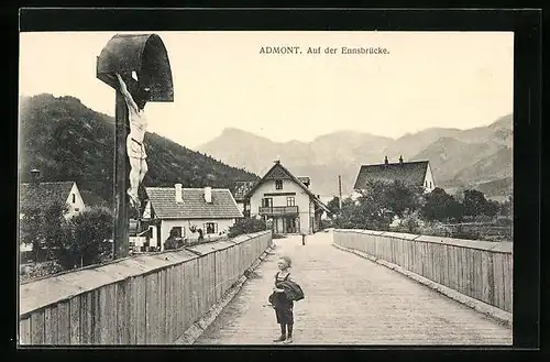 AK Admont, Auf der Ennsbrücke