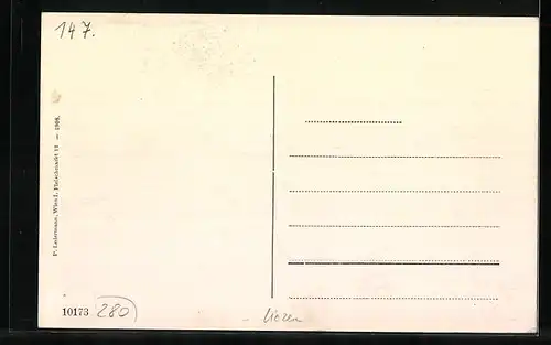 AK Wildalpen, Ortspartie mit Blick zur Kirche