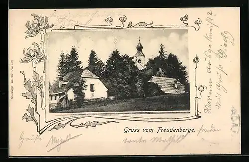 AK Freudenberg, Blick auf Haus und Kirche