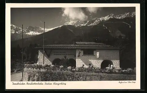 AK Nordkettenbahn bei Station Hungerburg