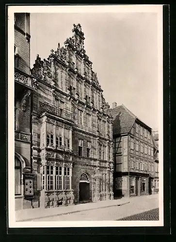 Foto-AK Deutscher Kunstverlag, Nr. 12: Hameln, Rattenfängerhaus