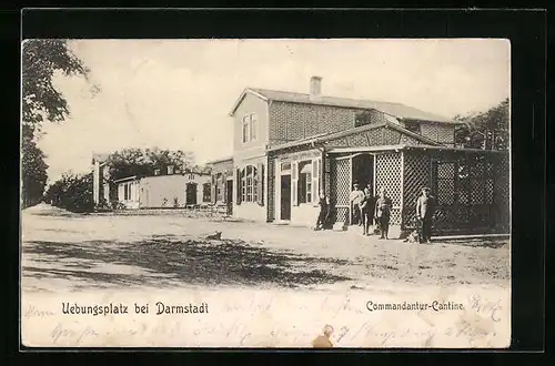 AK Darmstadt, Übungsplatz, Kommandantur-Kantine