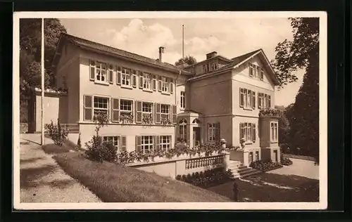 AK Schönberg bei Bensheim, Friedrich-Ebert-Haus, Erholungsheim der Ortskrankenkasse Heidelberg