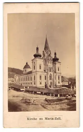 Fotografie Nicolaus Kuss, Maria Zell, Ansicht Maria-Zell, Blick auf Basilika