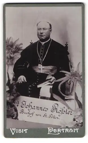 Fotografie Fotograf unbekannt, St. Pölten, Portrait Johannes Rössler Bischof von St. Pölten