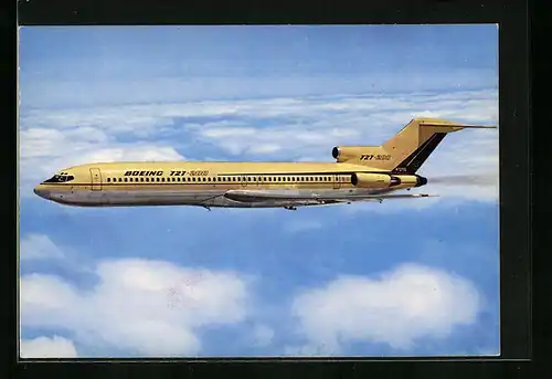 AK Flugzeug, Boeing 727-200 in der Luft