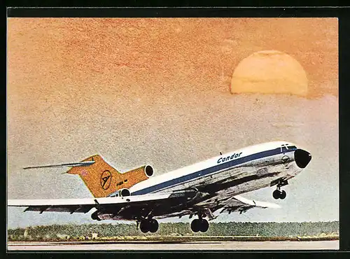 AK Flugzeug der Condor Europa-Jet Boeing 727-30