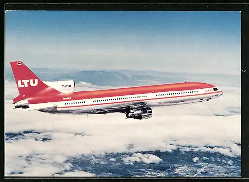 AK Flugzeug der LTU Lockheed L-1011 TriStar in der Luft