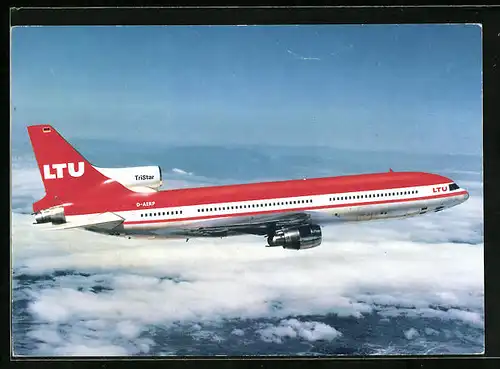 AK Flugzeug der LTU Lockheed L-1011 TriStar in der Luft