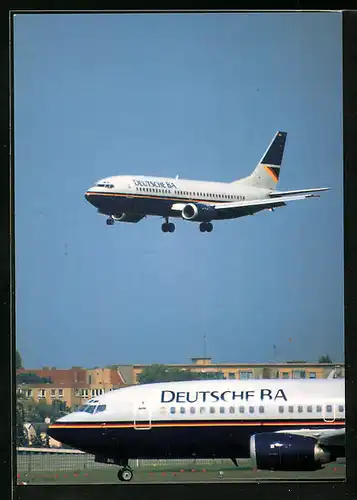 AK München, Flughafen mit Flugzeugen der Deutschen BA