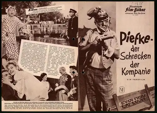 Filmprogramm IFB Nr. 4527, Piefke - Der Schrecken der Kompanie, Harald Juhnke, Hubert v. Meyerinck, Regie: W. Wehrum