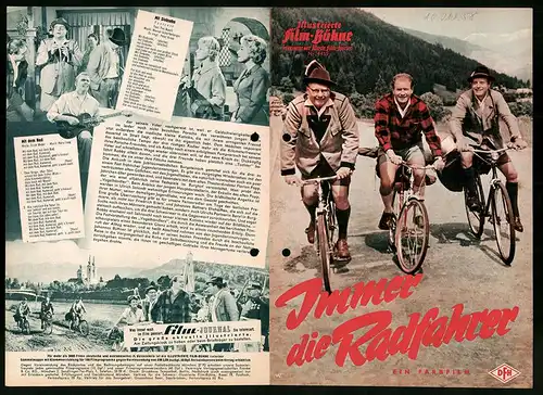 Filmprogramm IFB Nr. 4455, Immer die Radfahrer, Heinz Erhardt, Mady Rahl, Wolf Albach-Retty, Regie: Hans Deppe