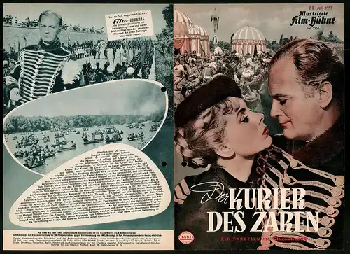 Filmprogramm IFB Nr. 3556, Der Kurier des Zaren, Curd Jürgens, Geneviève Page, Sylvie, Regie: Carmine Gallone