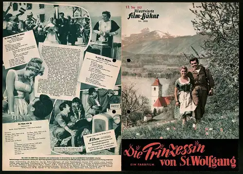 Filmprogramm IFB Nr. 3808, Die Prinzssin von St. Wolfgang, Marianne Hold, Gerhard Riedmann, Regie: Dr.Harald Reinl